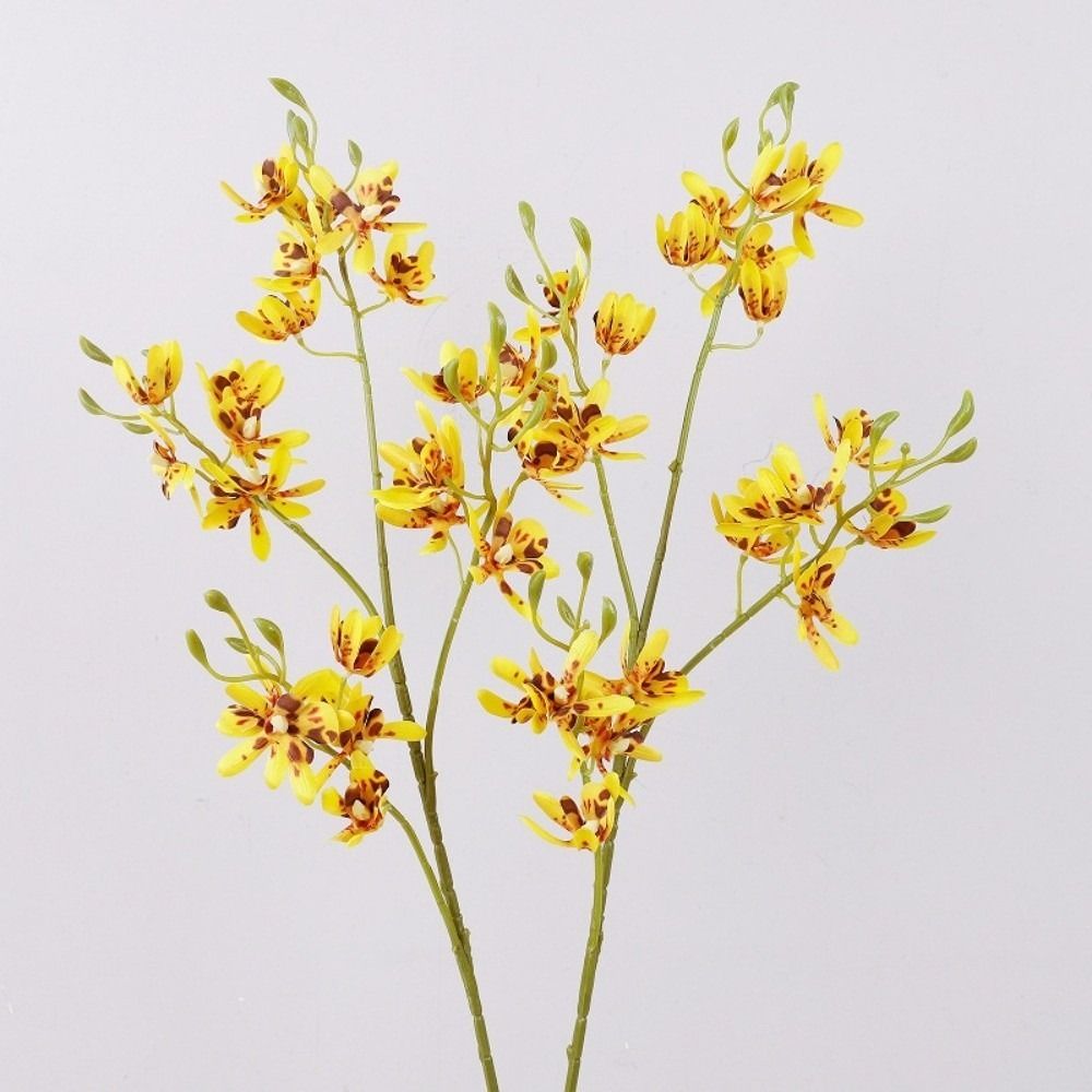 Small Butterfly Orchid Simulation Mini Orchid Real Touch Fake Flower Branch Gift