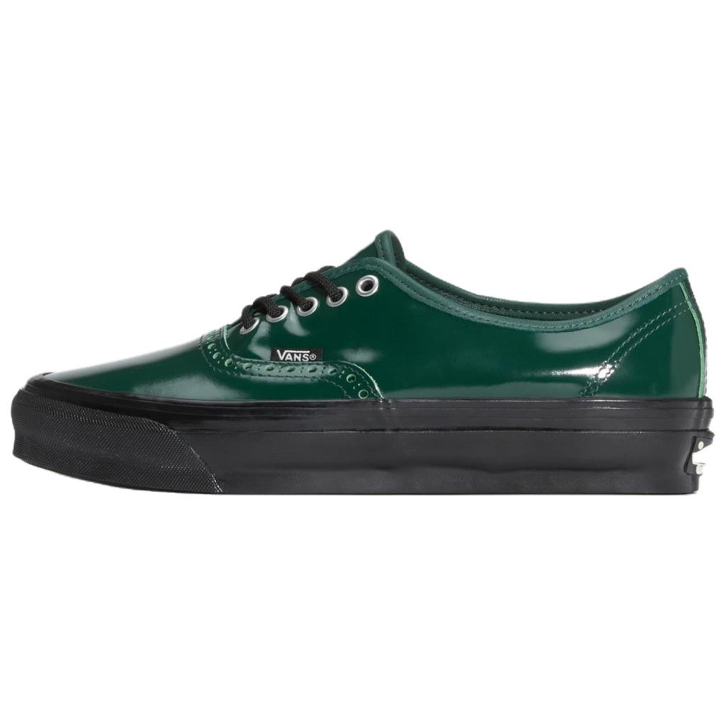 Men's Sneakers Vans OTW Authentic 44 Siped Vibram Gloss Leather Brogue Emerald Green Emerald Green/Black