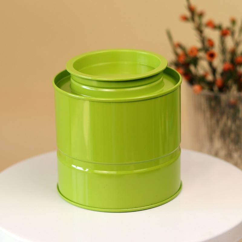 Штабелированные банки Dongguan Miku, цилиндрические банки для чая, герметичные банки, подарочная упаковка, твердая жесть, три или две банки