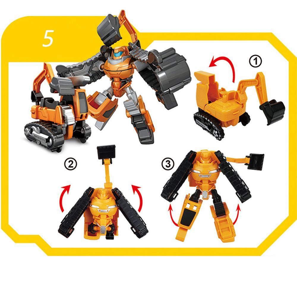 Автомобильный кузов Трансформирующийся Строительный транспорт Собранная модель Трансформирующийся робот Образовательные игрушки