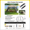 Outdoor Mosquito Net Tent: Sunshade & Rainproof Pavilion for Camping & Courtyard Protection.