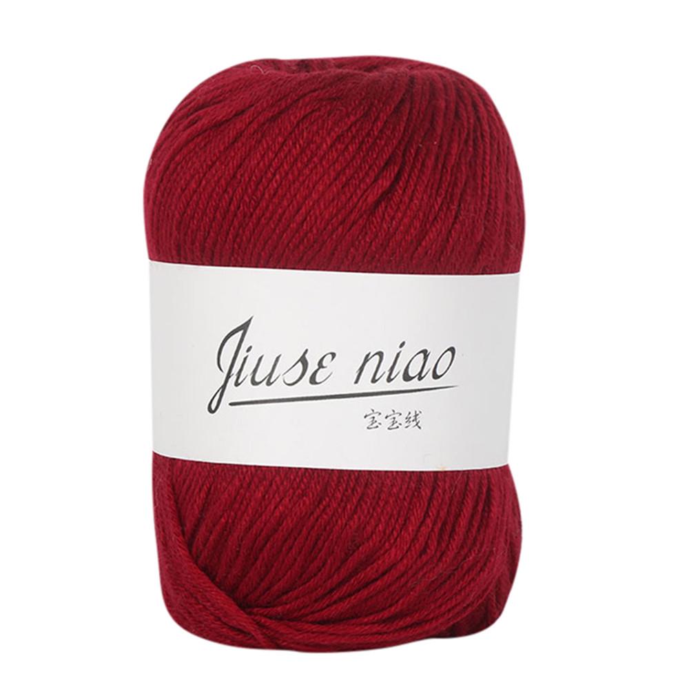 1 шт., 50 г, объемное красочное ручное вязание, детское хлопковое вязание крючком, шерсть