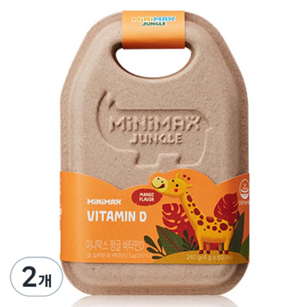 Minimax Jungle Vitamin D 60p 60 tablets 2 pcs