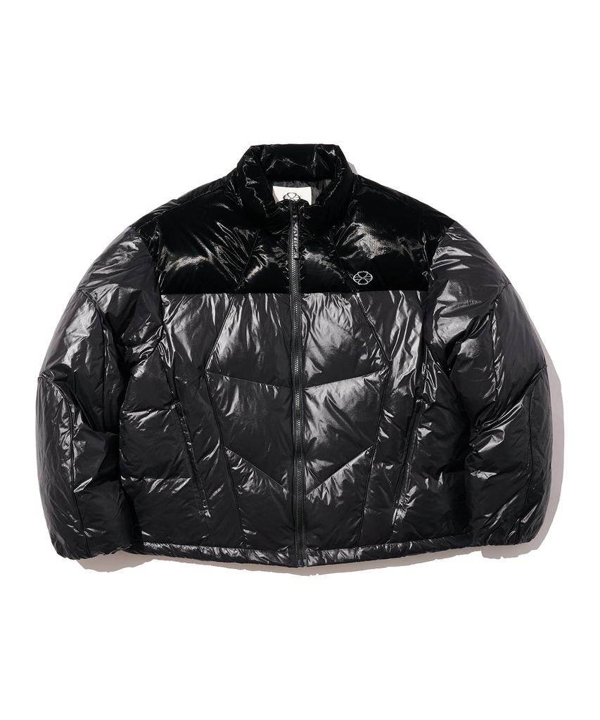NONTYPE Paneled Slice Down Jacket (Black)