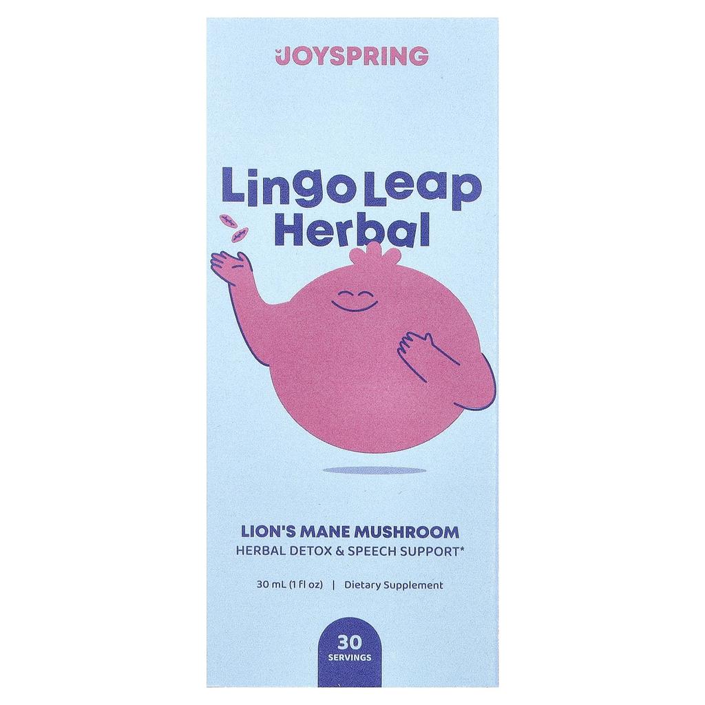 JoySpring Lingo Leap Трава, Гриб Рейши, 30 мл (1 жидкая унция)