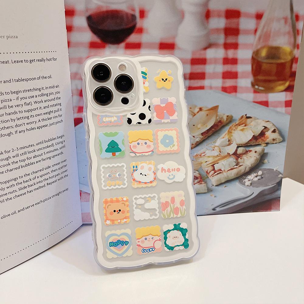 Cartoon 14 for IPhone15 for Apple Phone Case 12 Cute 11 Transparent 13/X/8 Soft 16promax
