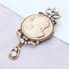 Blucome Vintage Palace Beauty Head Jewel Brooch for Women Coat Suit Bag Hijab Laple Pins New Year Gift