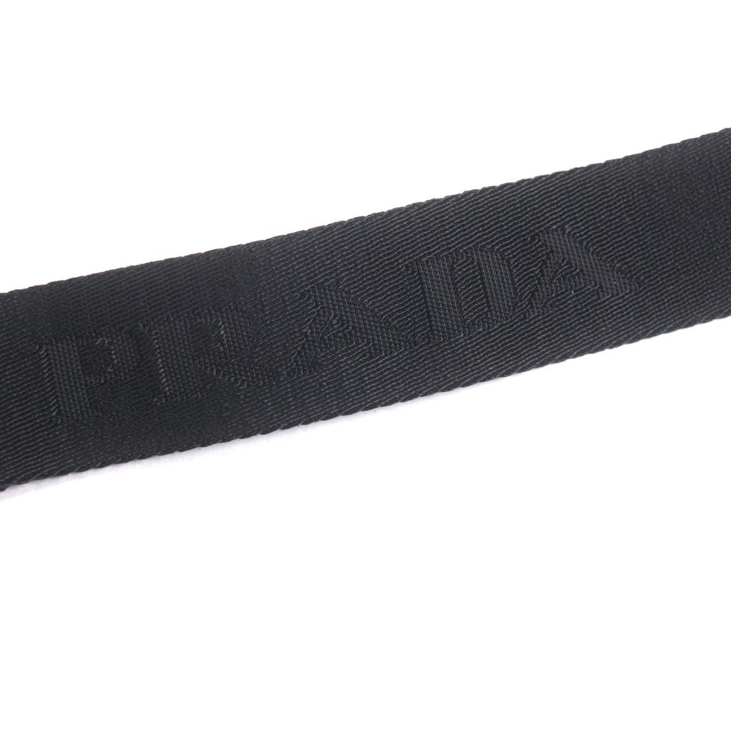 Excellent PRADA adidas Sling bag RE-NYLON triangle logo black Nylon mens 2VL034 Used