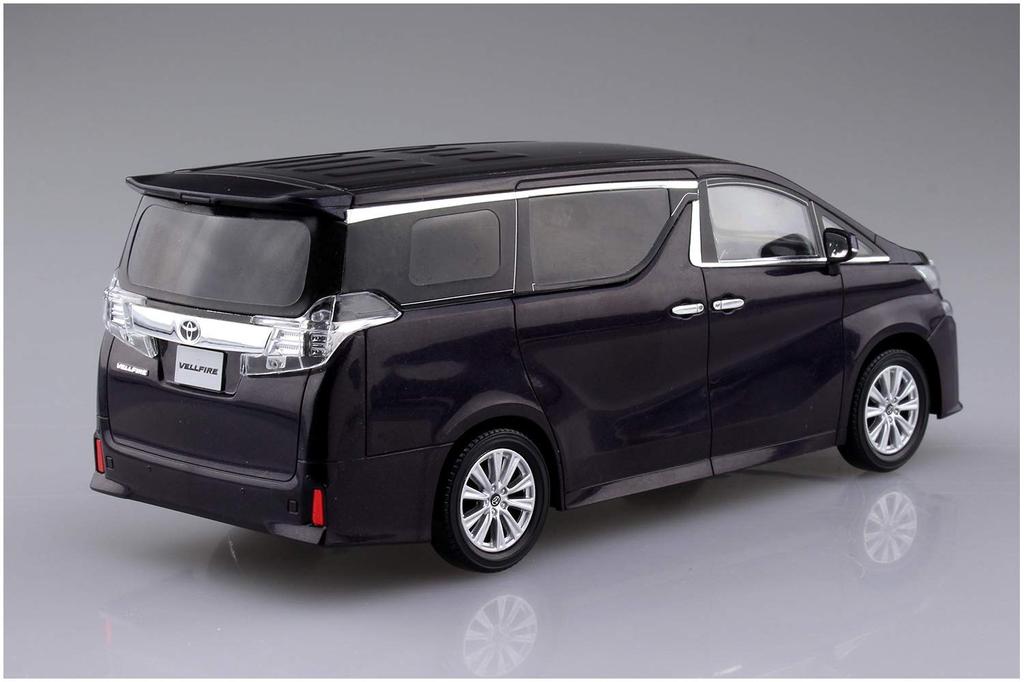 Aoshima Bunka Kyozai Серия The Snap Kit Toyota Vellfire Черный Огненный Кристальный Блеск Стеклянные Хлопья Пластиковый Модельный Набор ООО. (АОСИМА) 1/32
