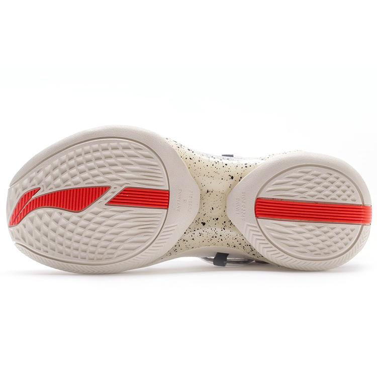 Li Ning Speed 6 Амортизирующие Нескользящие Износостойкие Низкие Баскетбольные Кроссовки Мужские Черно-Белые ABAP071-U
