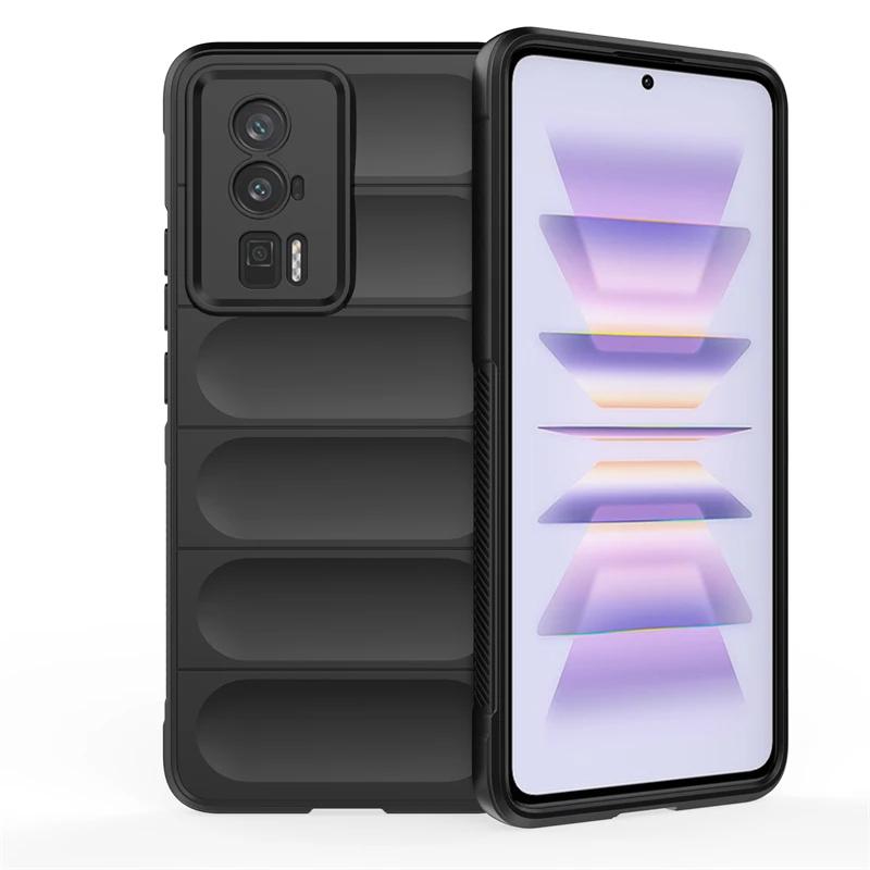 Для Xiaomi Poco F5 Pro F3 F4 GT 5G задняя крышка телефона чехол мягкий жидкий силикон противоударный защитный чехол Funda Coque