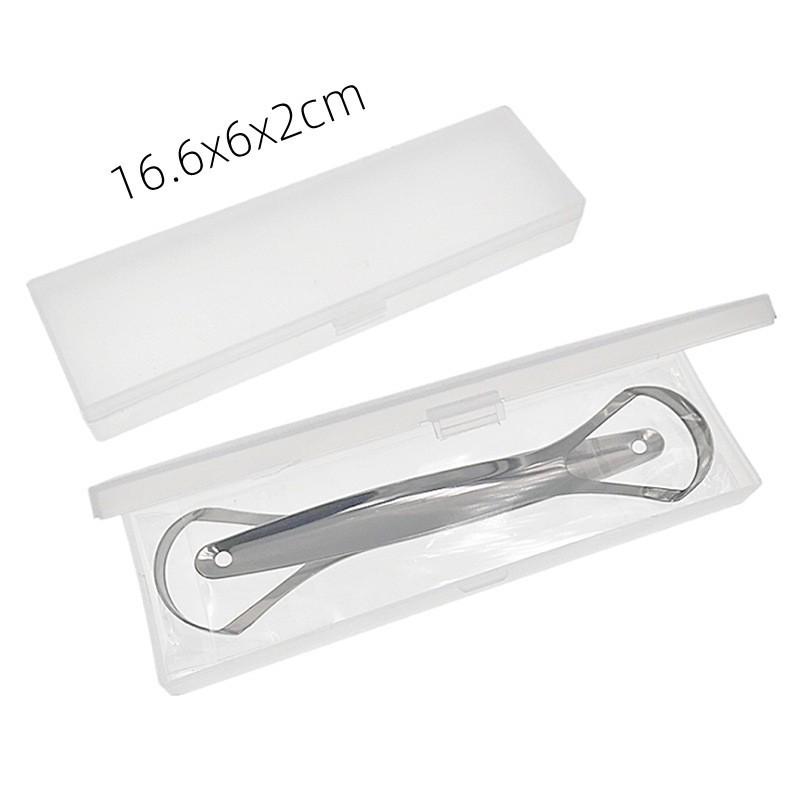 Stainless Steel Tongue Cleaner and Scraper Tool