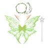 Polyester Fairy Wings Set Arm Wrap Design Elf Cosplay Kits New Elf Ears Headbands  Cosplay Event