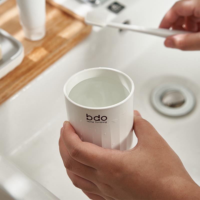 Bdo wave pattern mouthwash cup Nordic simple washing cup brushing cup tooth tank bathroom toothbrush cup portable home