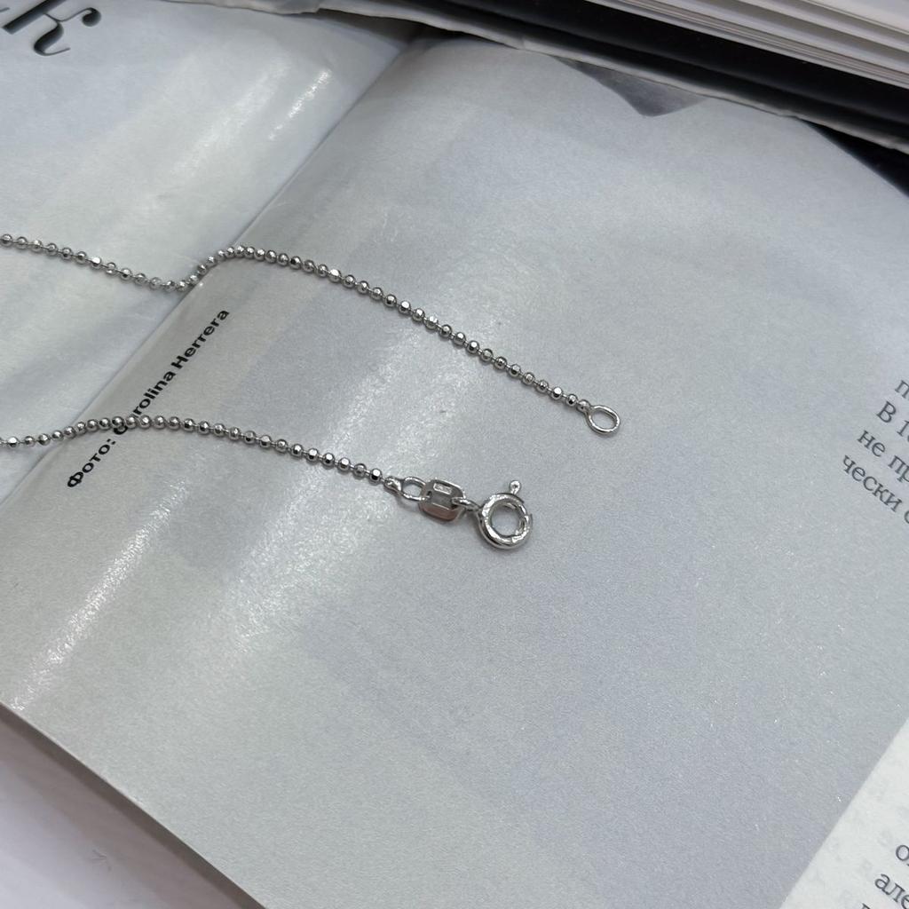 Silver Chain Without Stones, Product Weight 1.82 G (2173151)