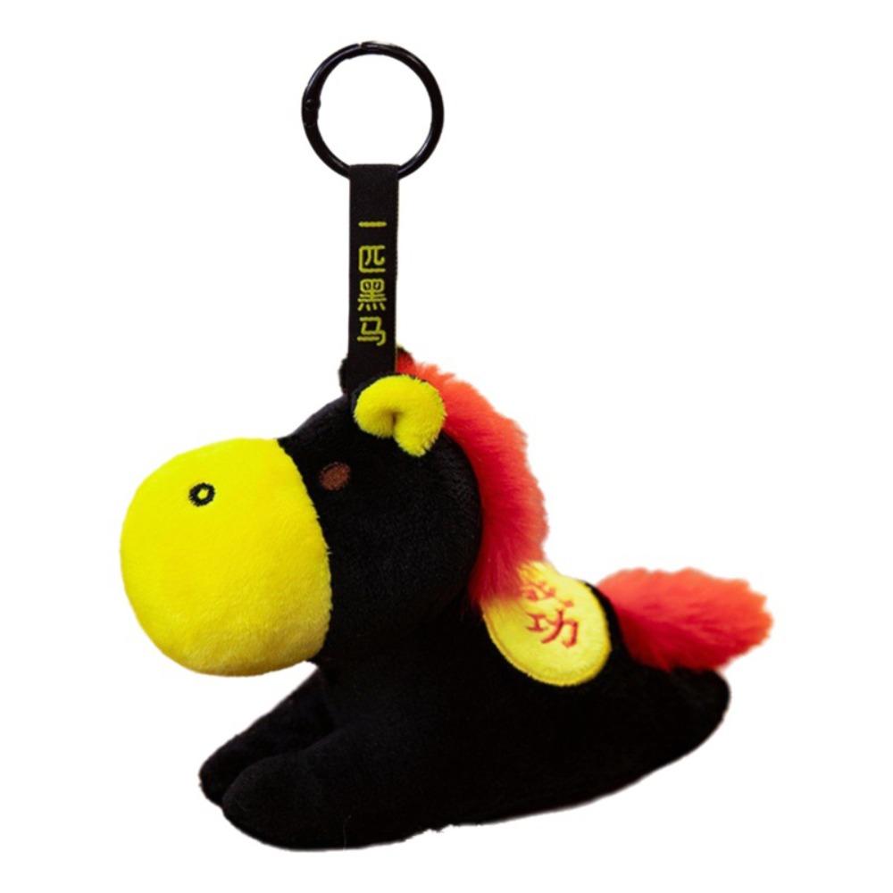 Hanging Pony Pendant Mascot Plush Horse Doll Pendant Plush Horse Keychain Year of The Horse