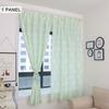 Прочная полиэстеровая светонепроницаемая штора с забавным мультяшным растительным узором для дома