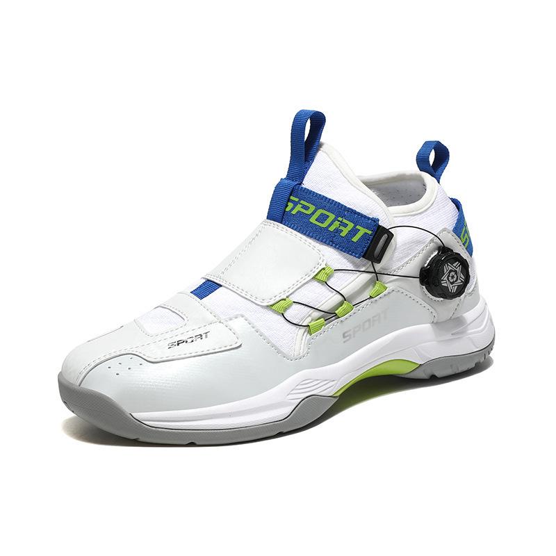 Slow shock rebound badminton tennis table tennis shoes boys and girls students lightweight breathable non-slip training shoes