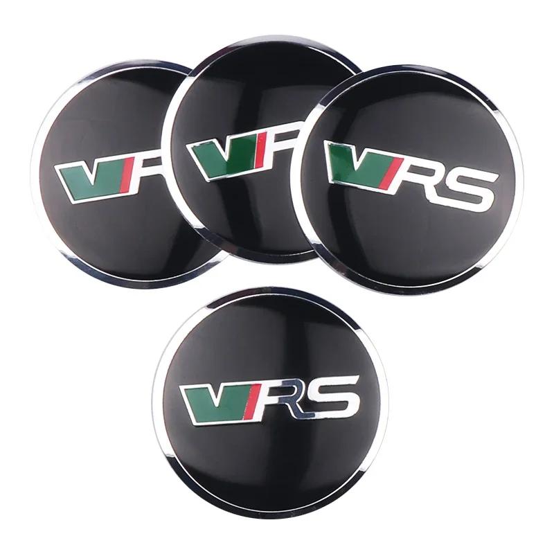Car Sticker 2025 New 4pcs 56/60mm Car Wheel Center Cover Hub Cap Badge Replacement Sticker for Skoda VRS VII Rapid Fabia Octavia