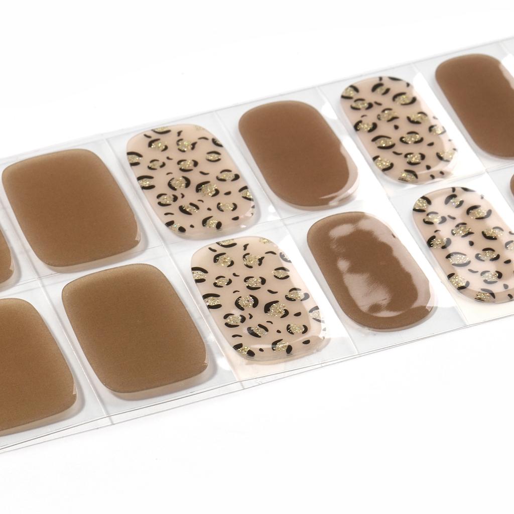 Gel Manicure Light Curing Stickers 20 Finger Manicure Full Stickers