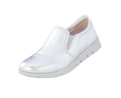 FitJoy Легкие кроссовки FJ023 см 3E Женские слипоны SLV/GRY 22.0