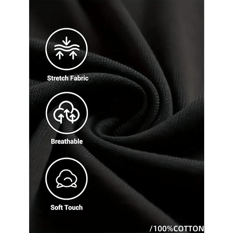 Европейские размеры Мужская ретро-футболка с узором "Музыка и природа" | Дизайн: Черная акустическая гитара и закат над озером, Свободный крой, Короткий рукав, Круглый вырез