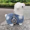 Cherished Mini Alpaca Plush Doll Keychain Colorful Soft Accessory For Bags