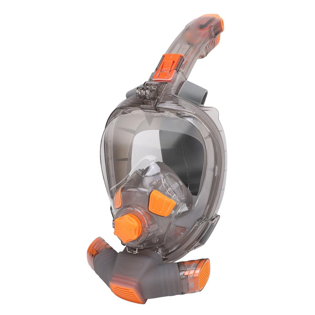 Очки для сноркелинга с полным лицом, поликарбонатные силиконовые, антизапотевающие, панорамный обзор на 180 градусов, очки для сноркелинга с