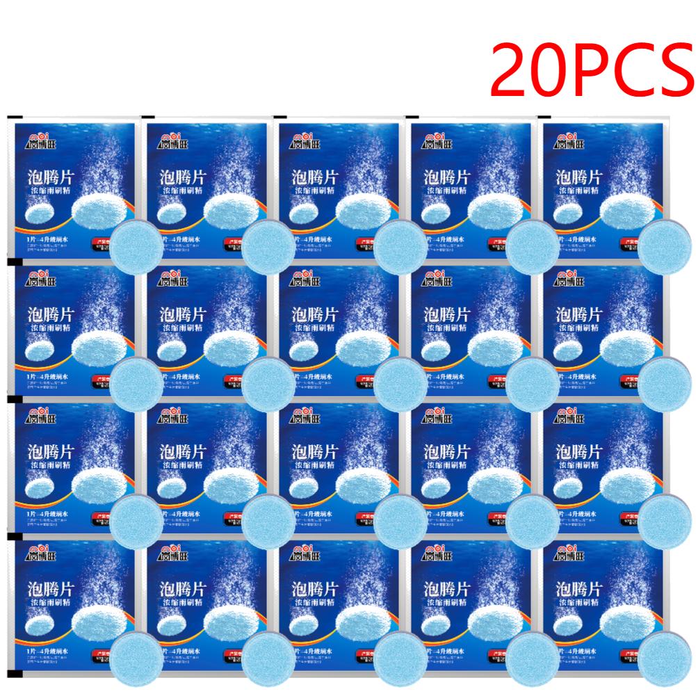 10-100PCS Solid Cleaner Car Windscreen Cleaner Effervescent Tablet Windshield Window Glass Cleaner Detergent Auto Accessories