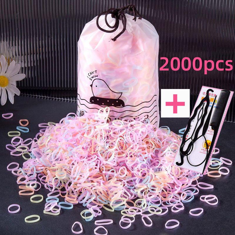 Одноразовые резинки для младенцев, милые дети, без вреда для волос, маленькие резинки для завязывания волос, аксессуары для волос, повязки на голову, петли для волос.