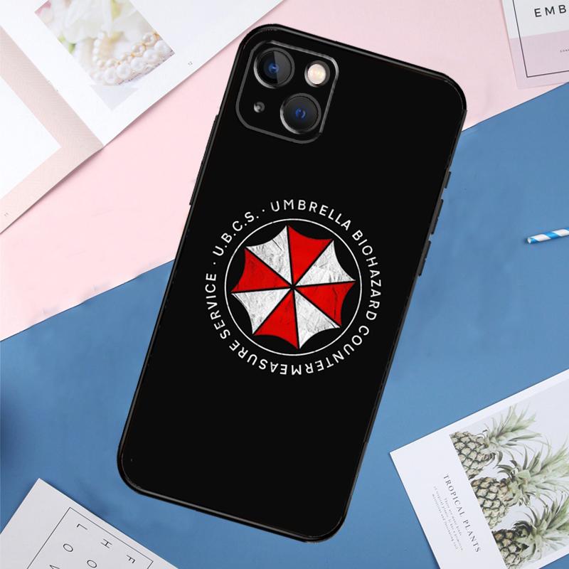 Umbrella Corporation Soft Case For iPhone 14 13 11 12 15 16 Pro Max Mini X XR XS Max Plus Full Cover