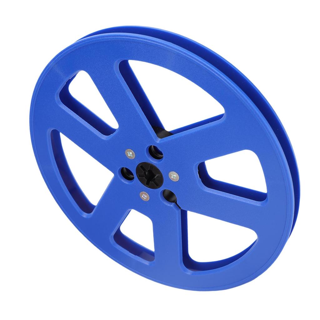 1 4 7 Inch Empty Tape Reel Fit for TEAC Reel To Reel ABS Universal Open Reel Sound Tape Empty Reel with 6 Holes Blue