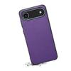 For iPhone 17 Air Case Calf Texture Leather+PC+TPU Phone Cover