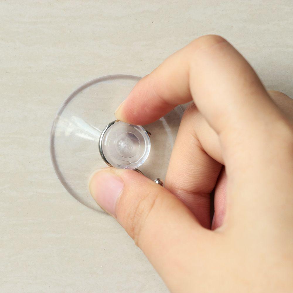 10Pcs/set Bathroom Wedding Supplies Rubber Hangers Clear Sucker Suction Cup Wall Hook Transparent