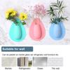 Stick On The Wall Flower Pot Self Adhesion Flower Container Creative Hanging Vase  Home