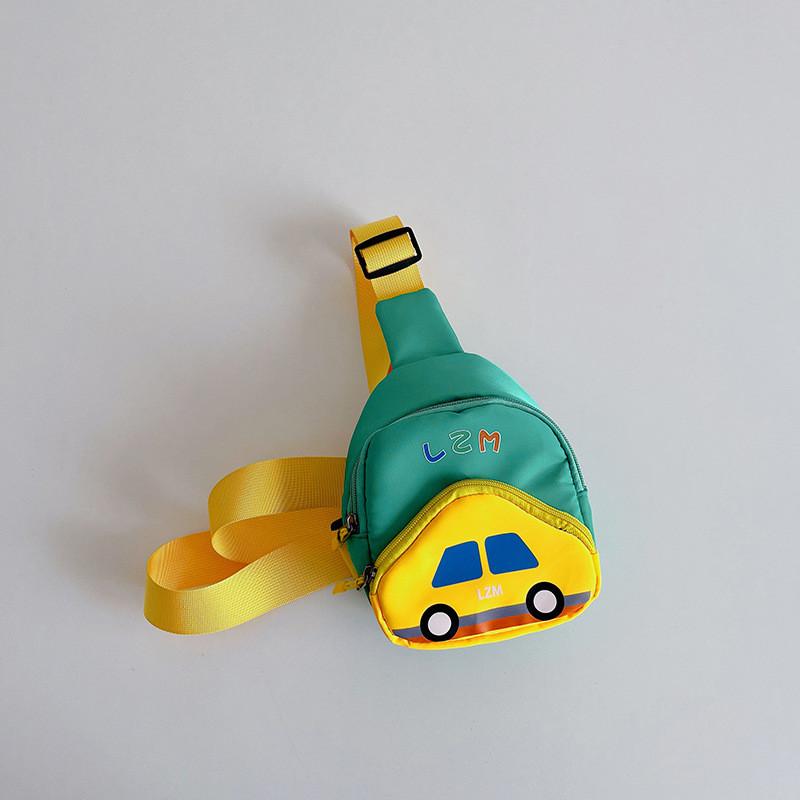 Pattern Childrens Car Canvas Backpack Fun Style School Weekend Bags Outings