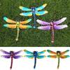 Iron Art Metal Garden Pendant Sculptures Ornaments Dragonfly Decorations Wall Hanging