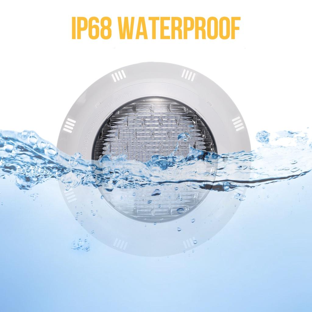 IP68 RGB светодиодный светильник для бассейна 360/460LED водонепроницаемый AC12V уличный подводный светильник для пруда с дистанционным управлением