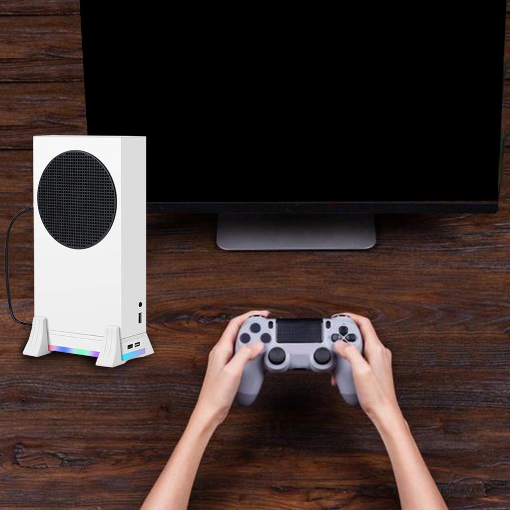 Охлаждающий вентилятор игровой консоли, 3 передачи, регулируемый нижний охладитель хоста, 5 В, 7 режимов освещения, игровые аксессуары для XB серии S