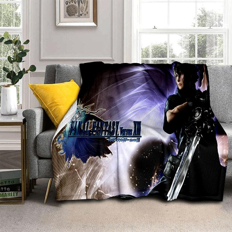 3D Final Fantasy Game Gamer FF14 HD Одеяло, мягкое одеяло для дома, спальни, кровати, дивана, пикника, путешествия, офиса, одеяло, детское одеяло