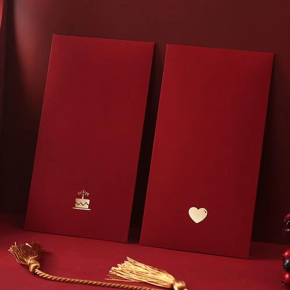 6Pcs New Year Red Envelopes Chinese Style Cash Gift Envelopes Creative 2026 Luck Money Bag