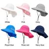 Large Brim Beach Hat Adjustable with Neck Flap Beach Play Hat Kids Sun Hat Sun Protection Hat