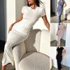 Long Sleeve Sexy Bodycon Slim Maxi Prom Dress 2025 Fall Women Elegant Party Streetwear Clothes