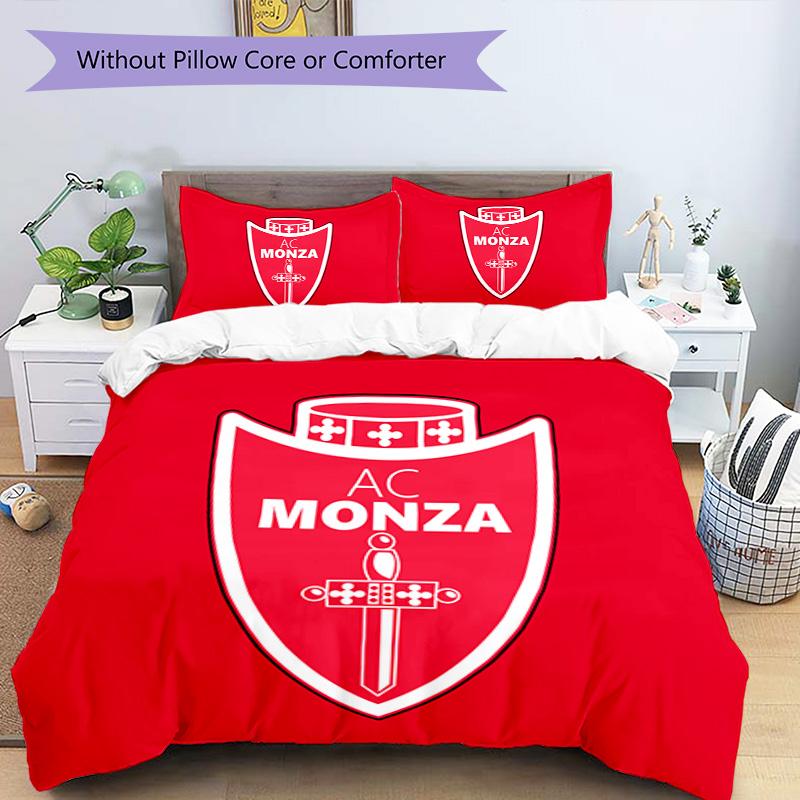 Monza Pattern Bedding,Quilt Set Quilt Cover Pillowcase Home Birthday Gift (1*duvet cover+2*pillowcase,without core)