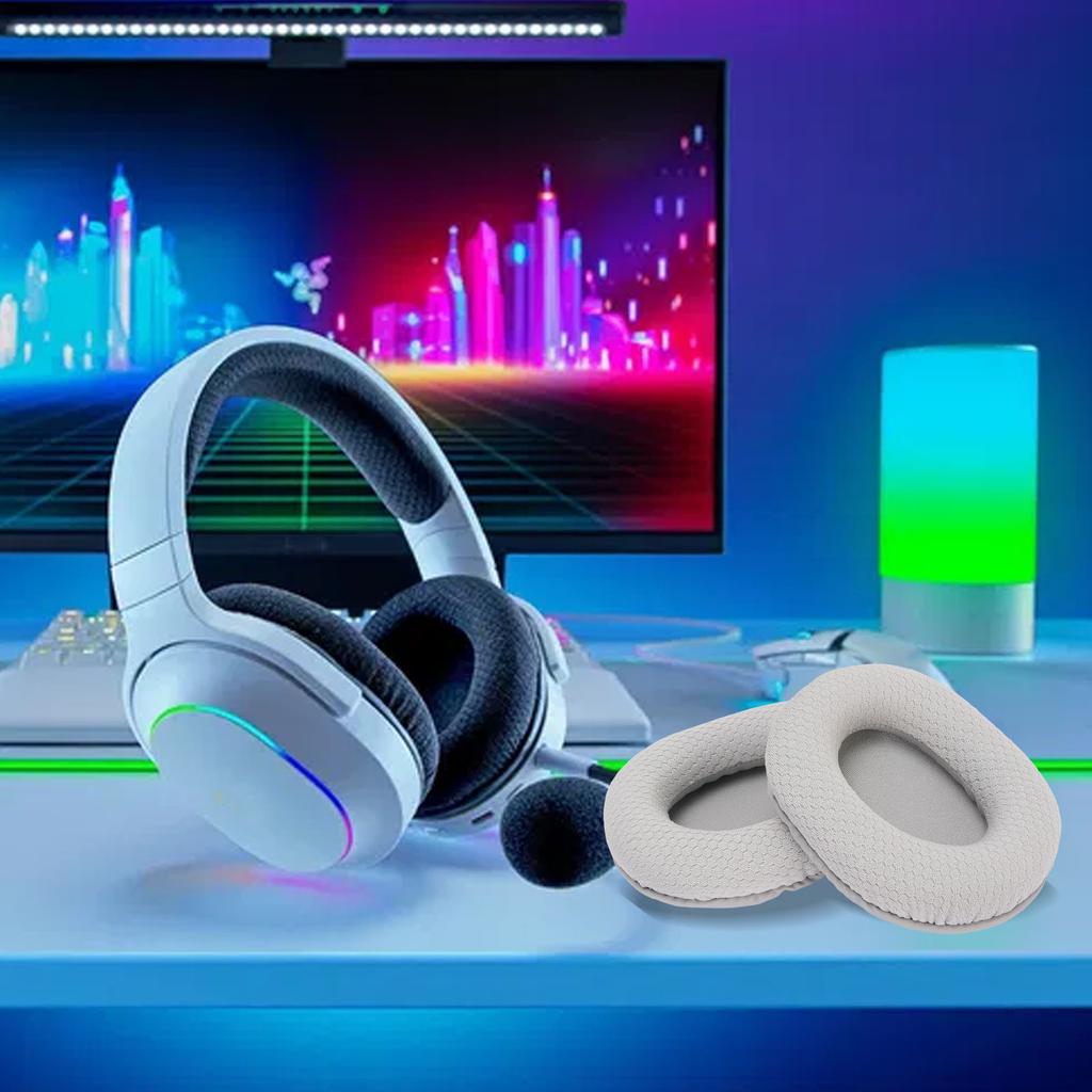 2 пары амбушюр для наушников, подходят для гарнитуры Barracuda X Chroma, шумоизоляция, дышащие, сменные амбушюры