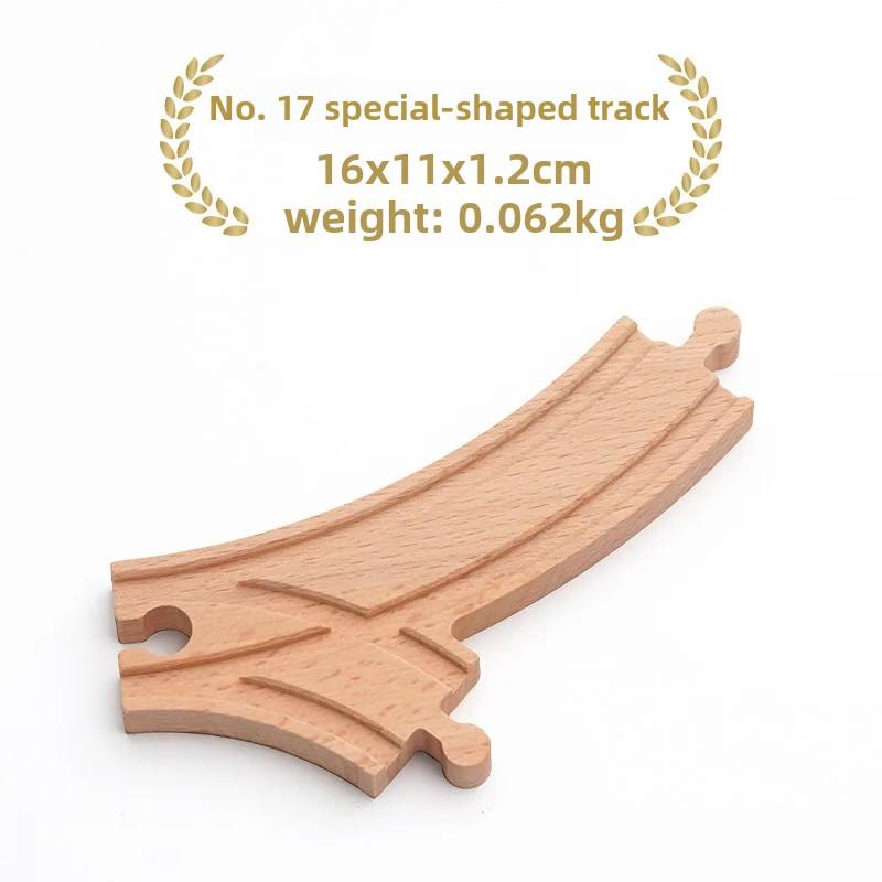 Деревянный маленький игрушечный поезд, детский набор, магнитный поезд, аксессуары, трек KX, игрушка на день рождения для мальчика, подарок X10
