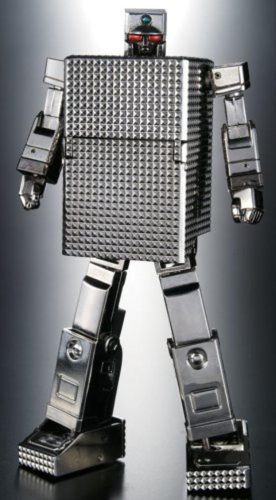 TAMASHII NATIONS Soul of Chogokin Limited Edition Gold Lightan (Серебристый и черный)