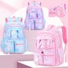 Girl's School Bag with Large Capacity Side-Open Children School Backpack Cartoon Outdoor Travel Bag for Kids Teenage Child