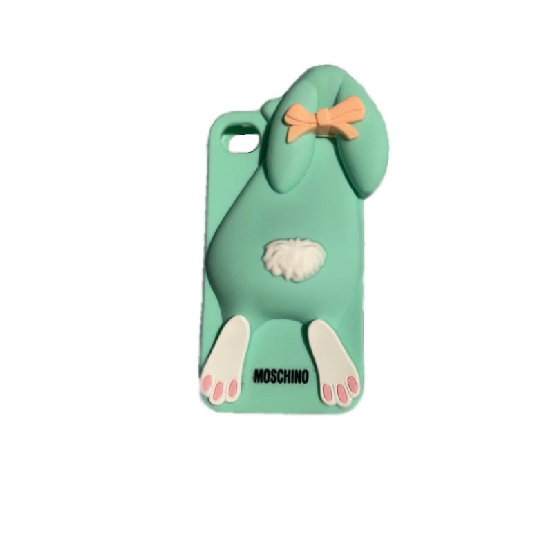 Силиконовый чехол для телефона с кроликом для iPhone 4 с защитой от падений для девочек