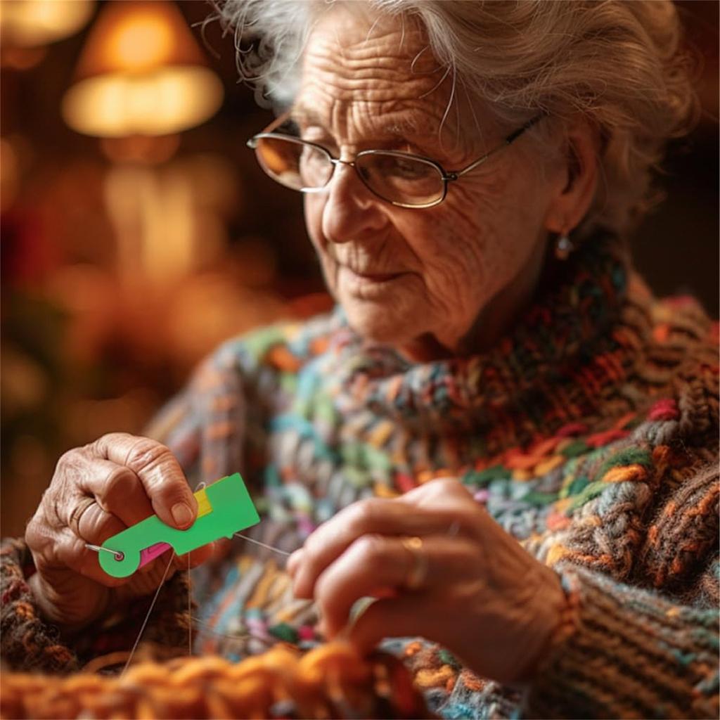 Upgraded Automatic Needle Threader, New Sewing Machine Needle Threader For Hand Sewing Plastic, Quick Sewing Machine Loop Needle Threaders